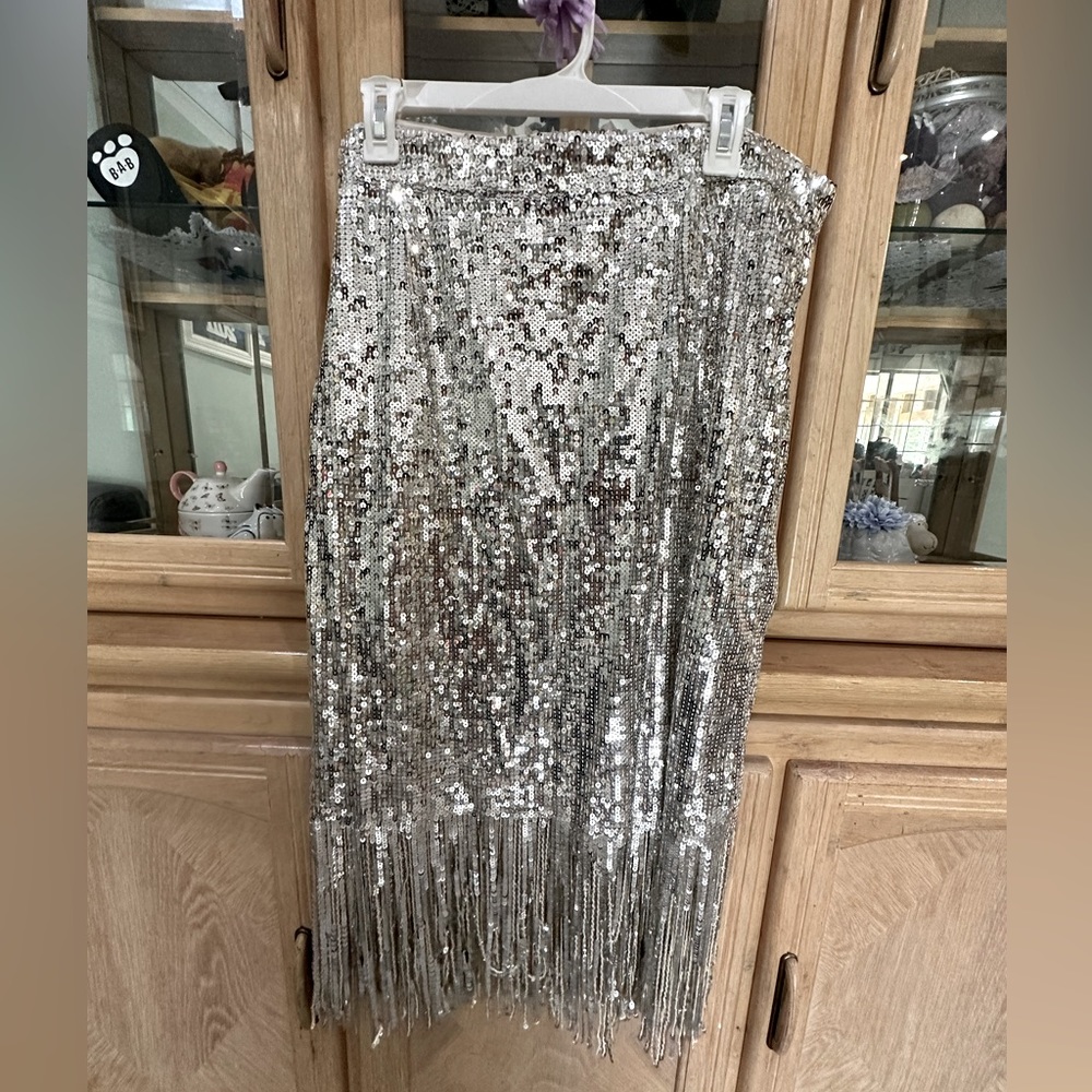 H&M sequin skirt